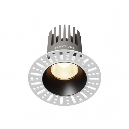 Встраиваемый светильник Maytoni Technical DL121-15W-3K-TRS-B цвет черный