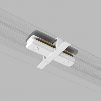 Коннектор прямой Elektrostandard TRCM-1-I-WH a049557 в современном стиле, цвет белый