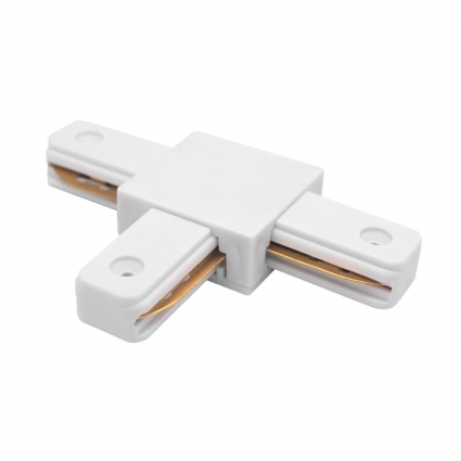 Соединитель трековый T-образный к 50202X-P, 50203X-P Barra Lightstar 502136-P, в стиле Хай-тек, цвет белый