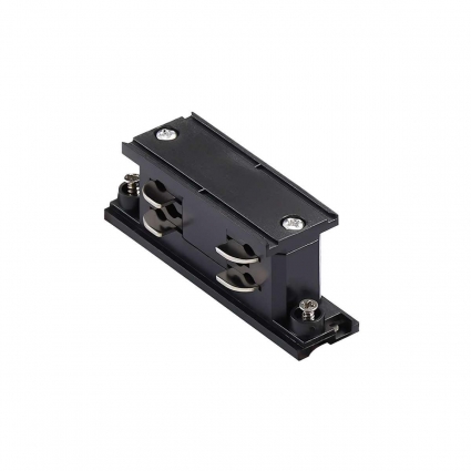 Соединитель прямой к треку 5040xx-(F)/(R) Quattro Lightstar 504107-FR в стиле Хай-тек, цвет черный