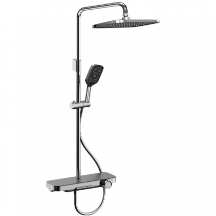 Душевая стойка Elghansa Shower Systems 2373767-2S chrome хром, штанга 140 см
