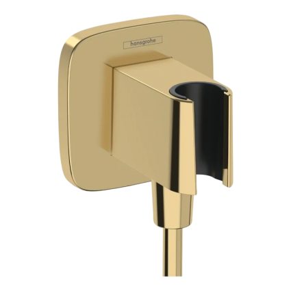 Шланговое подключение Hansgrohe FixFit Q 26887990 полированное золото в современном стиле