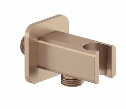 Шланговое подключение Kludi A-QA 65568N1-00 с держателем, брашированная бронза, штанга 5.5 см