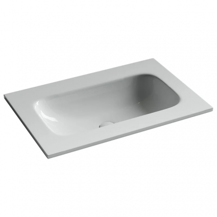 Раковина накладная Ceramica Nova Grace 71х45,7х13,7 см, для ванной комнаты, белый, CN7031wx