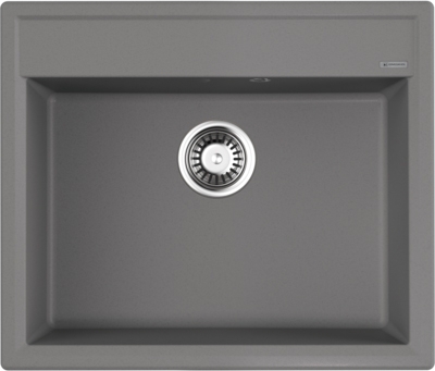 Мойка кухонная Omoikiri Daisen 60-GR leningrad grey матовая, прямоугольная, 60x51 см