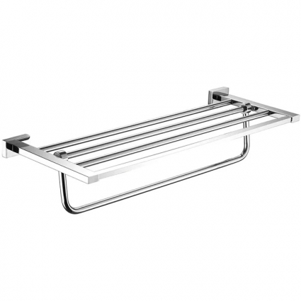 Полка Shevanik SG56 SG5608 60 см, для полотенец, хром, подвесной