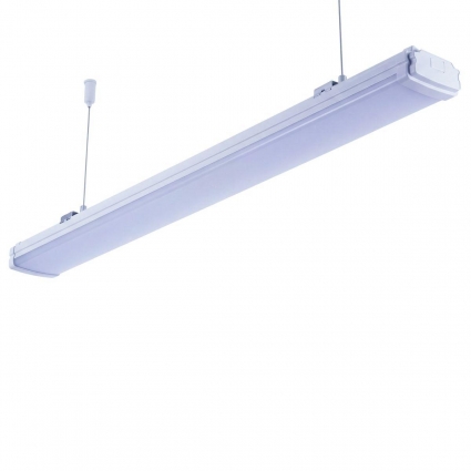 Подвесной линейный светодиодный светильник Uniel ULO-K21A 20W/5000K/L62/K IP65 WHITE UL-00013699 в современном стиле, цвет белый