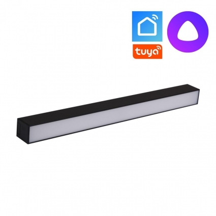 Трековый магнитный светильник Reluce 13003-9.3-001UR magnetic LED10W BK CCT+SMART в современном стиле, цвет черный