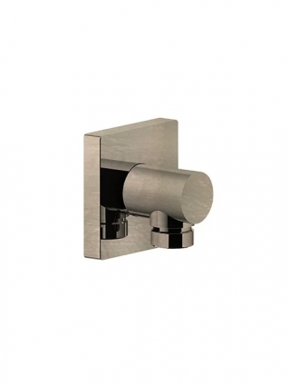 Шланговое подключение Gessi 47369 брашированный никель (finox brushed nickel) в современном стиле