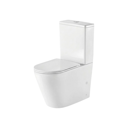 Унитаз-компакт напольный Nofer 23001 белый, сиденье с микролифтом, 38x60.5 см