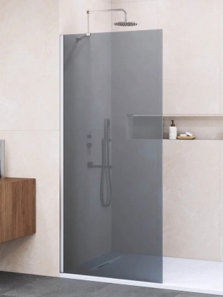 Душевая перегородка RGW Свободный вход (Walk In) WA-102 70х195, профиль хром, стекло тонированное в современном стиле