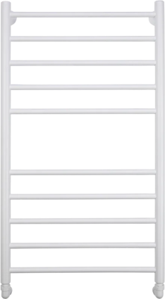 Полотенцесушитель водяной Comfysan Luce W-10 100х50 100x55 см, матовый белый, лесенка