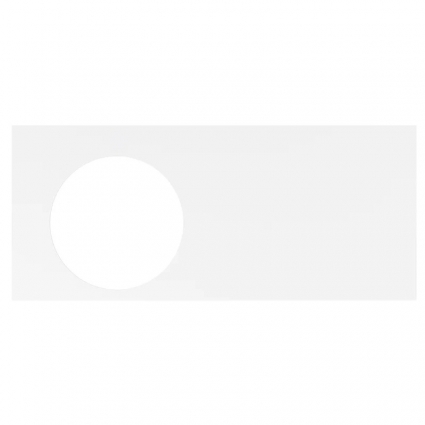 Belux Столешница LUNA-JAZZ-CIR410 НП120, Белый матовый (18), [Solid Surface]  джаз круг