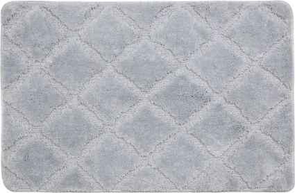 Коврик Wasserkraft Lippe BM-6511 90x60 см, для ванной, рисунок, серый в современном стиле