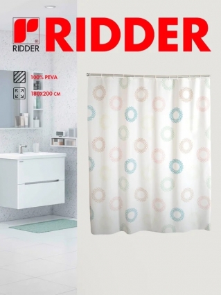Ridder Штора для ванной комнаты Spiro 180x200 см мультиколор 3125300