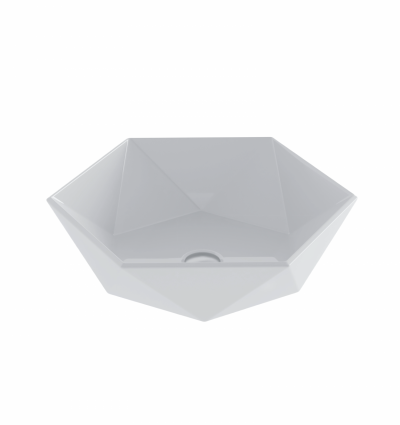Раковина накладная Enio Geometria 48x42 EN7090125 белая цвет белый, на столешницу