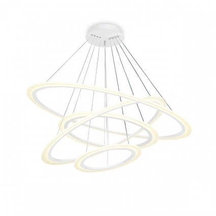 Подвесная светодиодная люстра Ambrella light Acrylica Original FA4363 цвет белый, мощность 235 Вт