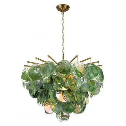 Подвесная люстра Loft IT Lolly 10492/800 Green в стиле модерн, цвет зеленый