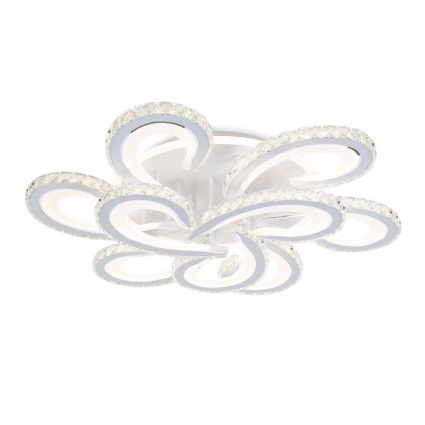 Потолочная светодиодная люстра Ambrella light Acrylica Ice FA1704 цвет белый, мощность 255 Вт