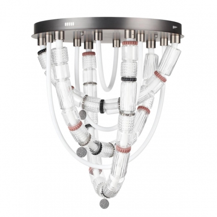 Потолочная люстра Odeon Light Collier L-Vision 5456/80CL цвет никель