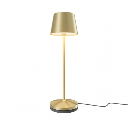 Настольная аккумуляторная лампа Maytoni Modern Nook MOD494RL-L1BSK цвет латунь