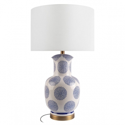 Настольная лампа Loft IT Meadow 10509T Blue цвет белый, мощность 60 Вт