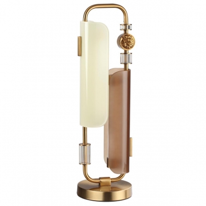 Настольная лампа Odeon Light Lion Modern 5467/10TL в стиле модерн, цвет коричневый