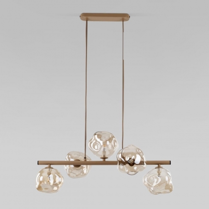 Подвесной светильник TK Lighting 11111 Lava Sabia a071862 цвет бежевый, мощность 40 Вт