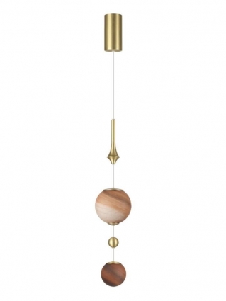 Подвесной светильник Odeon Light Callisto Modern 5457/4L в стиле модерн, цвет коричневый