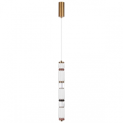 Подвесной светильник Odeon Light Collier L-Vision 5455/18L цвет бронза, мощность 22 Вт