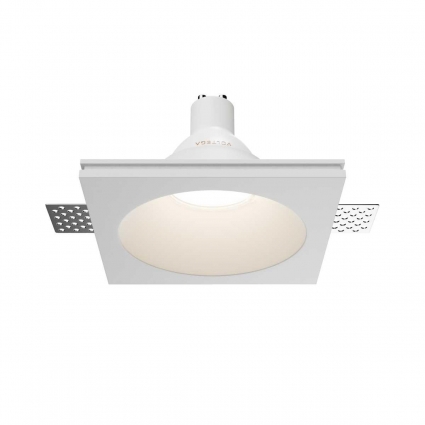 Встраиваемый светильник Maytoni Technical Downlight Gyps Modern DL129-GU10-01-W цвет белый