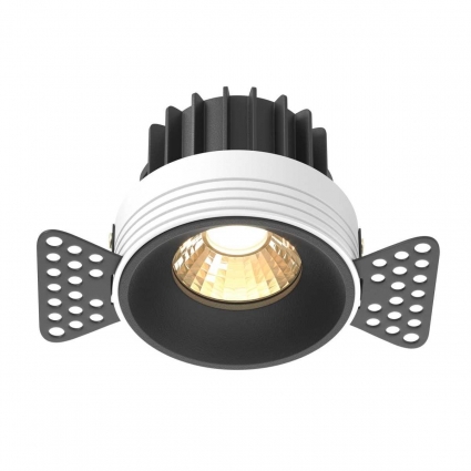 Встраиваемый светильник Maytoni Technical Downlight Round DL058-12W2.7K-TRS-B цвет черный