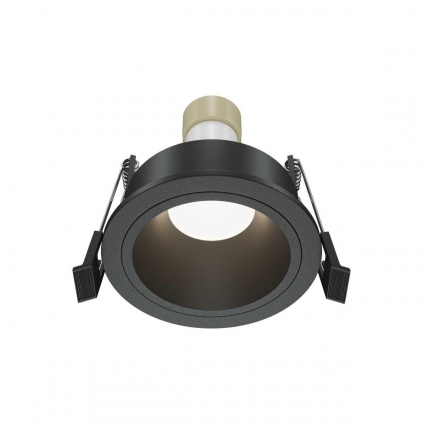 Встраиваемый светильник Maytoni Technical Downlight Share DL126-GU10-B в современном стиле, цвет черный