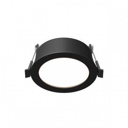 Встраиваемый светильник Maytoni Technical Downlight Orb DL130-GX53-B цвет черный, мощность 12 Вт