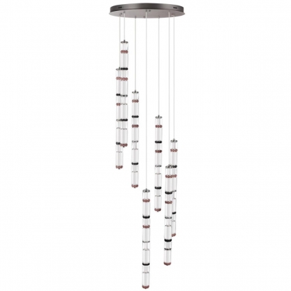 Каскадная люстра Odeon Light Collier L-Vision 5456/210L цвет никель