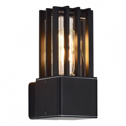 Уличный настенный светильник ST Luce Irum SL9018.401.01 цвет черный, мощность 15 Вт