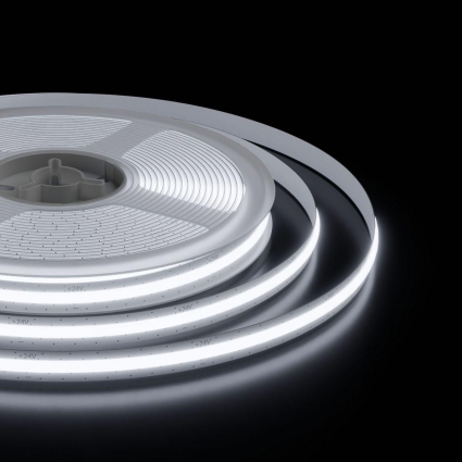 Светодиодная лента Apeyron 10W/m 528LED/m COB холодный белый 5M 00-399 мощность 50 Вт