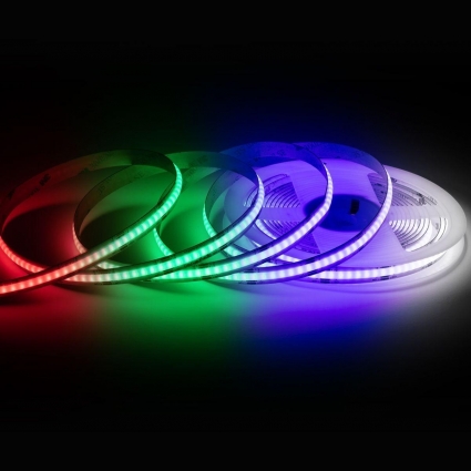 Светодиодная лента Apeyron 19W/m 784Led/m COB RGBW 5M 00-494 мощность 95 Вт