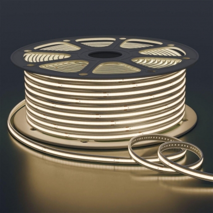 Светодиодная лента Apeyron 9W/m 240LED/m COB белый 50M 10-111 мощность 450 Вт