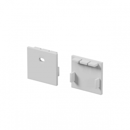 Комплект заглушек (для профиля ALM-4625-S-2M) ALM-4625-EC 2 шт. Maytoni Led Strip 642001 цвет белый
