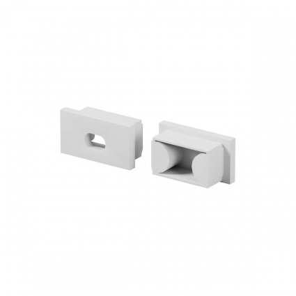 Комплект заглушек (для профиля 15x06) 10 шт., ALM-001-W-EC Maytoni Led Strip 642020, цвет белый