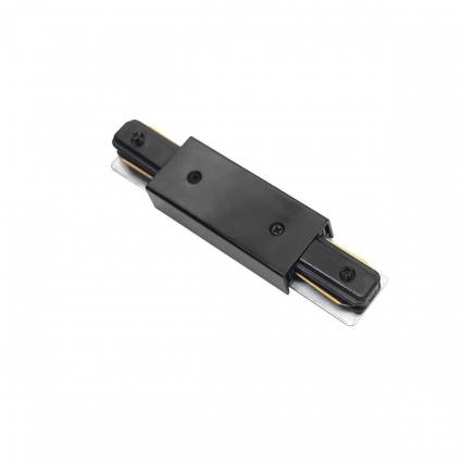 Питание центральное короткое (143mm) для трека 50202X(-T), 50203X(-T) Lightstar Barra 502187-1, в стиле Хай-тек, цвет черный