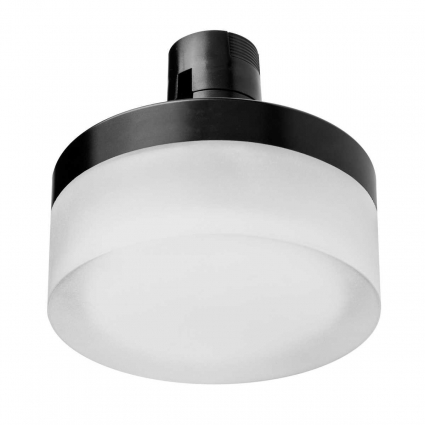 Трековый светильник Lightstar Due Hermes 210647 в стиле лофт, цвет черный