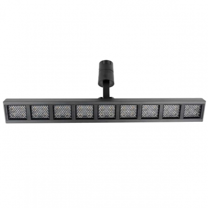 Трековый светильник Lightstar Due Hermes 270147 в стиле лофт, цвет черный