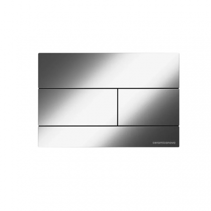 Ceramica Nova Кнопка смыва Баланс (Balance), клавиши Прямоугольники (Rect) хром матовый, CN12-004M, механическая