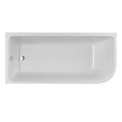 Акриловая ванна BelBagno BB712-1600-730-L левая, глянцевая белая, прямоугольная, пристенная
