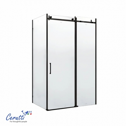 Душевое ограждение Cerutti Spa ЧЕЗАС 120BF R (120x90x195) двери раздвижные, стекло матовое