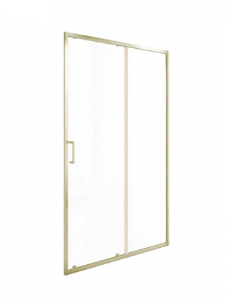 Душевая дверь в нишу Good Door Lite WTW-130-C-BG 130х190 см, профиль матовое золото, стекло прозрачное, раздвижная