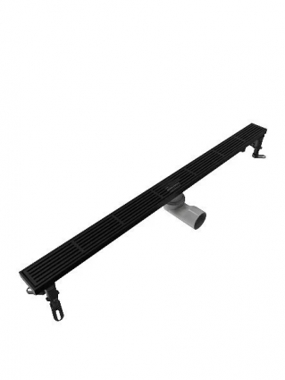 Душевой трап линейный Knotlor SDRW0800LBL, матовый черный