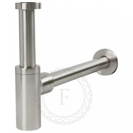 Сифон для раковины FILARETE FL70NK, никель, выпуск боковой